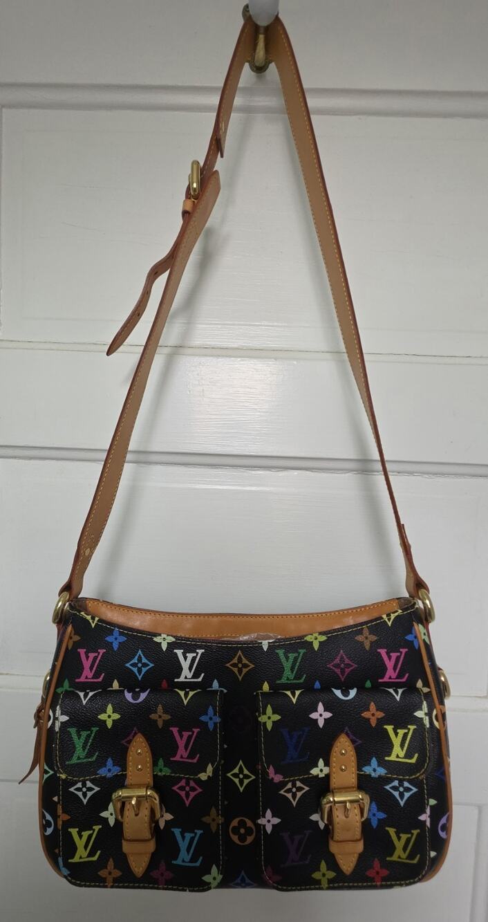 Louis Vuitton Monogram Multicolore Black Murakami Rina Crossbody w/COA